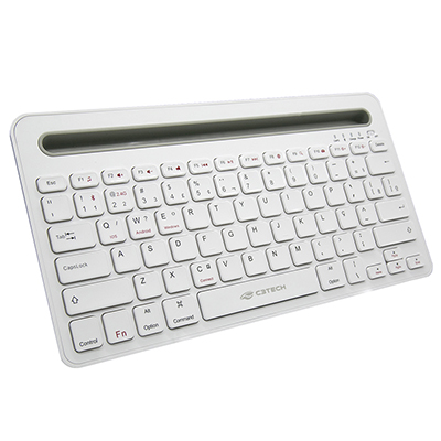 Mini-teclado multimdia Bluetooth C3Tech K-BT100 dual recarregvel