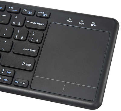 Teclado, s/ fio C3Tech K-WT100 c/ touch pad PC SmartTV