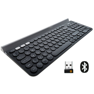 Teclado Logitech Bluetooth K780, PC Mac tablet celular