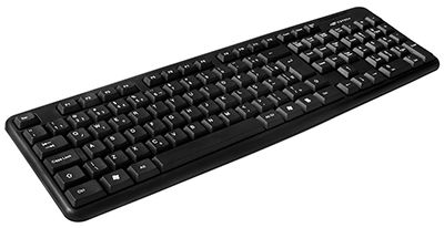 Teclado resistente  gua C3Tech KB-11BK 110 teclas USB