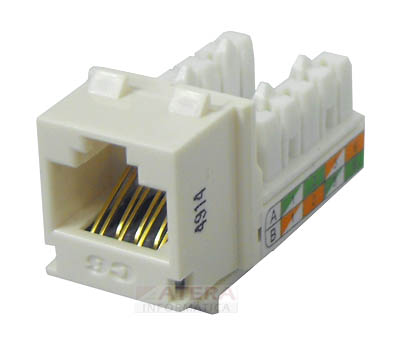 Keystone branco Furukawa conector CAT.6 Gigalan RJ45 Fe