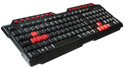 Teclado Gamer C3Tech KG-10 ABNT2 16 teclas atalho, USB