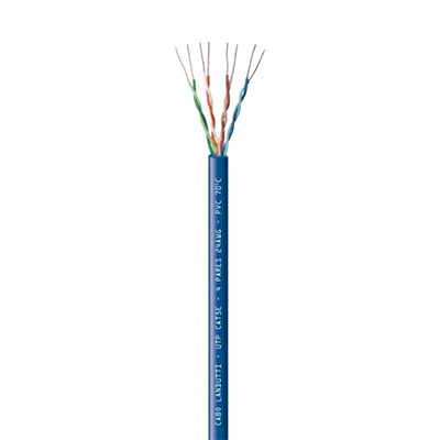 Cabo Ethernet Cat5-e Condutti Landutti 4Px24AWG CMX 305m ANATEL metro