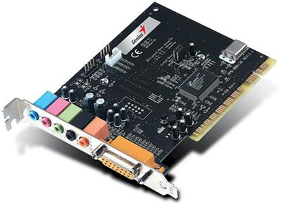 Placa de som PCI, Genius SM-Live Value 5.1 p/ Windows 7