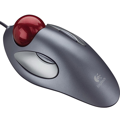 Trackball Logitech Marble mouse USB e PS2 910-000806-I