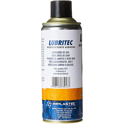 Oleo lubrificante protetivo em spray Lubritec, 300 ml