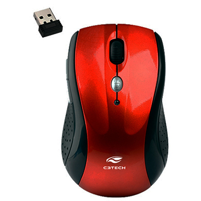 Mouse ptico sem fio C3Tech M-W012V2 1600dpi 2.4GHz