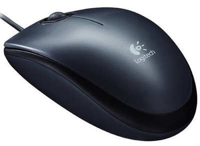 Mouse Logitech M100, 1000 dpi, 2 botes, USB