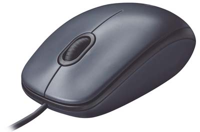 Mouse Logitech M100, 1000 dpi, 2 botes, USB