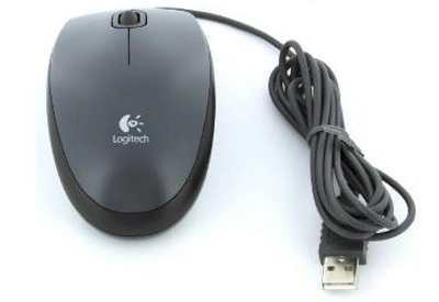 Mouse Logitech M100, 1000 dpi, 2 botes, USB