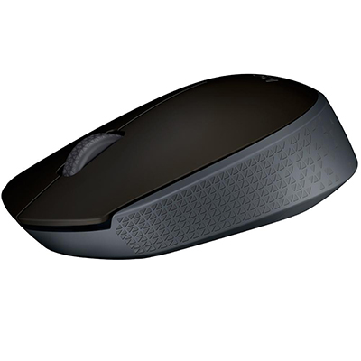 Mouse sem fio Logitech M170 preto 1000 dpi 2.4GHz