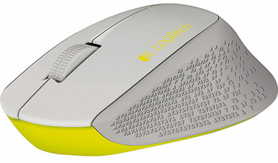 Mouse sem fio Logitech m280 1000 dpi 3 botes cinza USB