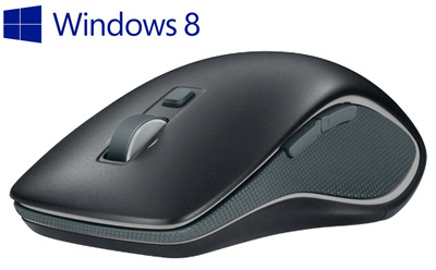 Mouse sem fio Logitech m560, 2,4 GHz. 6 botes, USB