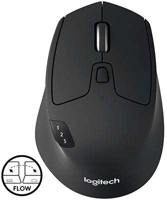 Mouse s/ fio Bluetooth Logitech M720 Triathlon 8 botes