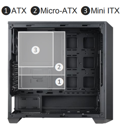 Gabinete torre ATX CoolerMaster Masterbox 5 USB3