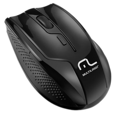 Mouse ptico sem fio Multilaser MO165 6 botes 1600 dpi