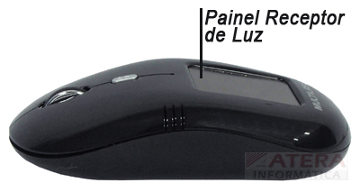 Mouse sem fio solar com laser Multilaser MO199 2000 dpi