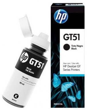 Refil, garrafa de tinta HP MOH57AL preto 90ml Deskjet  