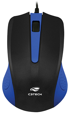 Mouse ptico com fio C3Tech MS-20 1000 dpi USB 