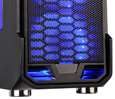 Gabinete gamer torre C3Tech MT-G600BK USB3 s/ fonte