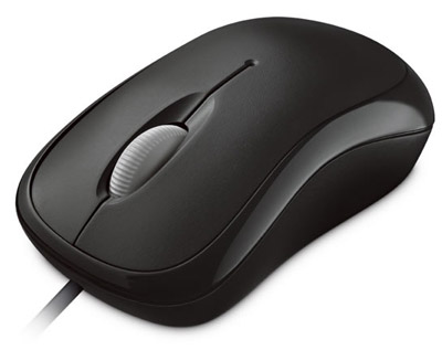 Mouse Basic Optical Microsoft USB P58-00061 400 dpi