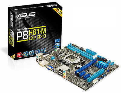 Placa me Asus P8H61-M LX2 R2.0 - Intel LGA1155 VGA DVI