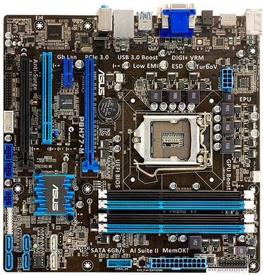 Placa me Asus P8H77-M, Intel LGA-1155, DVI, HDMI, USB3