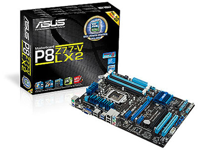 Placa me Asus P8Z77-V LX2 p/ Intel LGA-1155 DDR3 SATA3