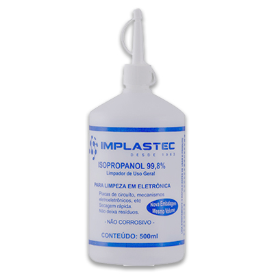 lcool isoproplico puro, Isopropanol Implastec, 500ml