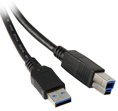 Cabo USB 3.0 tipo A macho X B macho PlusCable 1,8m