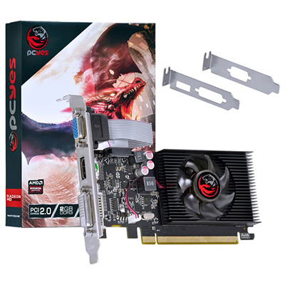 Placa vdeo PCYes Radeon HD 6450 2GB DDR3 VGA HDMI DVI