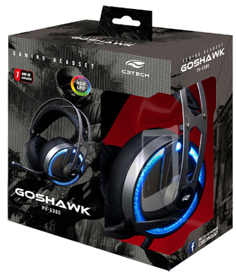 Gaming Headset C3Tech PH-G300 GosHawk RGB LED 40mW