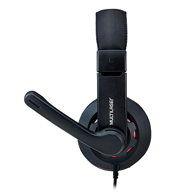 Headset Gamer Multilaser PH335 P3 com adap. P2