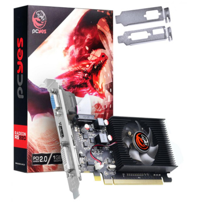 Placa vdeo PCyes Radeon R5220 1GB DDR3 64 HDMI VGA DVI