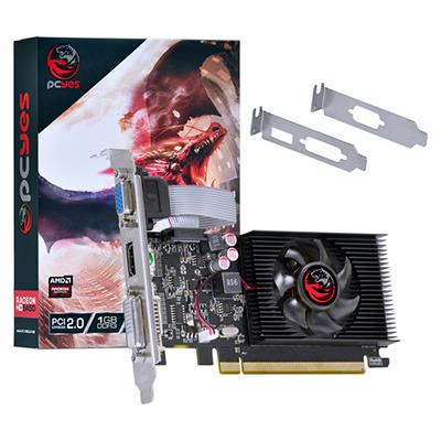 Placa vdeo PCYes AMD Radeon HD5450 1GB 64 HDMI DVI VGA