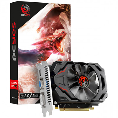 Placa vdeo PCyes Radeon R7240 4GB GDDR5 VGA DVI HDMI