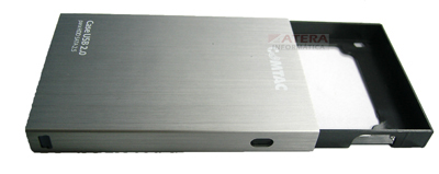 Case USB 2.0, Comtac 9177 Platinum p/ HD SATA 2,5 pol