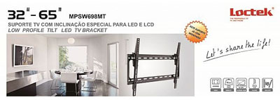 Suporte TV com inclinao Loctek PSW698MT 32 at 65 pol