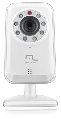 Cmera IP Multilaser RE007 WiFi 640x480 30FPS c/ microf