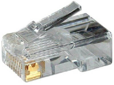 Conector RJ-45 p/ rede CAT-5 de climp 8 vias CommScope