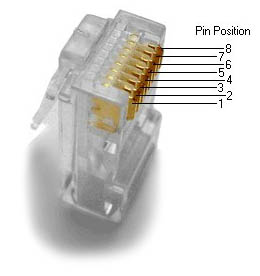 Conector RJ-45 p/ rede CAT-5 de climp 8 vias CommScope