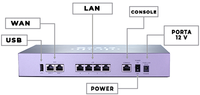 Roteador com fio Cisco RV340 4 LAN Giga, 2 Wan Giga
