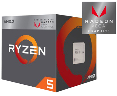 Processador AMD Ryzen 5 2400G 3.6/3.9GHz c/ Radeon