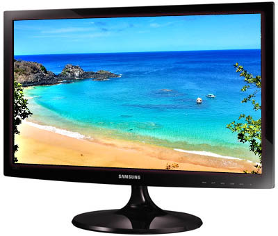 Monitor LED Samsung 18,5pol. LS19C301F 1366x768 DVI VGA