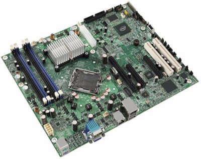 Placa me Intel server S3210SHLC p/ 1 Xeon slot LGA-775