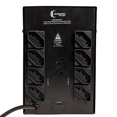 Nobreak 1500VA (930W) Coletek Safe Pro 2bat. 7 tom. biv/115V