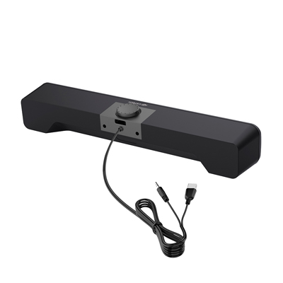 Soundbar 2.0 C3Tech 6W RMS conector PS e USB energia