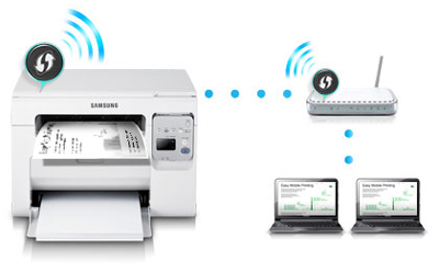 Multifuncional a laser monoc. Samsung SCX-3405W c/ WiFi