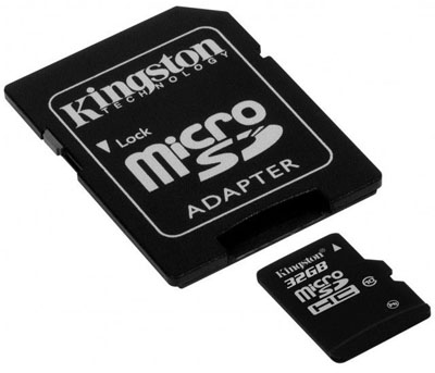 MemoryCard microSD 32GB Kingston classe 10 SDC10/32GB