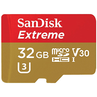 MemoryCard 32GB MicroSDHC UHS-I Sandisk 60/100MB/s